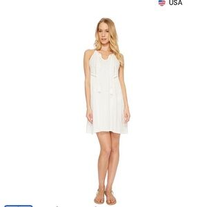 Roxy Enchanted Island Ivory Lace Sundress Size M Boho Beachy